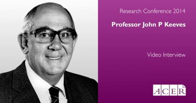 Professor John P Keeves – Video Interview