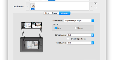 Wacom – Switch side ExpressKeys