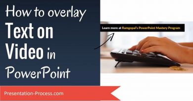 Overlay Text on Video in PowerPoint