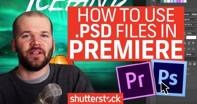 How to Bring a Photoshop File into Premiere Pro