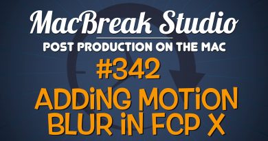 Motion Blur in Final Cut Pro X
